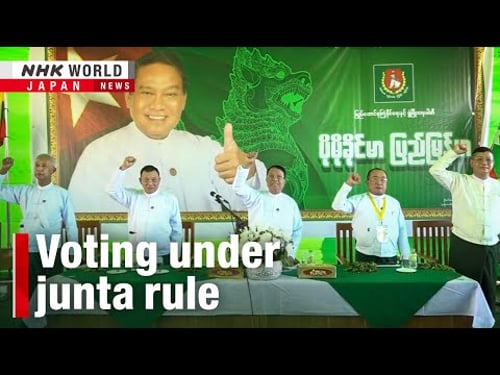 Myanmar’s junta-backed election draws criticismーNHK WORLD-JAPAN NEWS