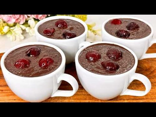 👍 Just apple and cocoa in a mug.🔝 No sugar! No flour! Incredibly delicious!
