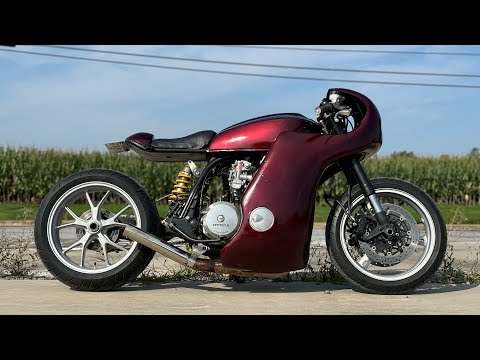 My dream cafe racer build is finally done!!! Full Fairing Honda cb750 finale