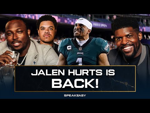 "Jalen Hurts is BACK!" - The Speakeasy REACTS to perfect Hurts performance
