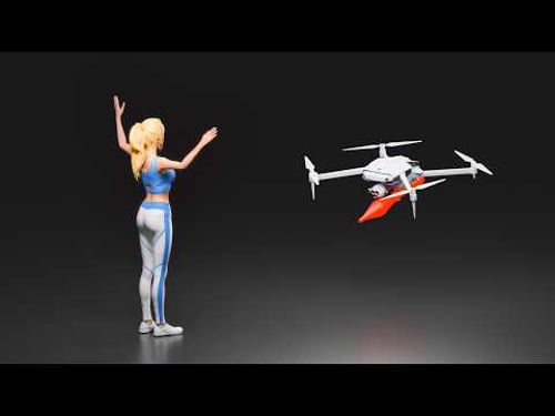 how to escape a drone if it attacks you