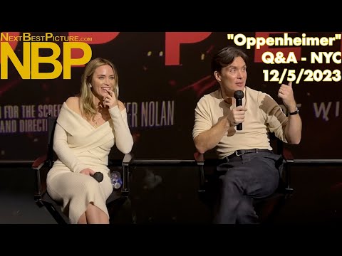 "Oppenheimer" Q&A in NYC (12/5/2023)