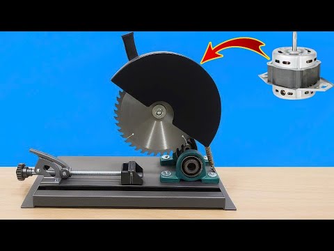 DIY Machine Genius! Turn An Old Washing Machine Motor Into A Powerful Table Saw