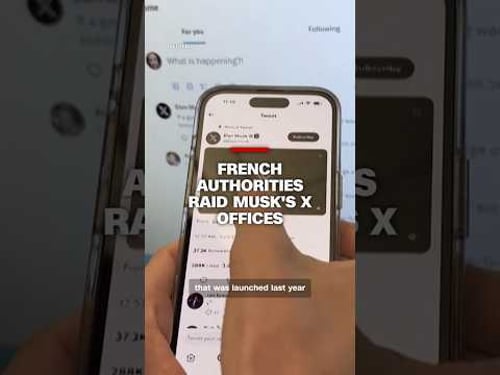 French authorities raid Musk's X offices