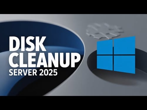 How to Use Disk Cleanup Windows | How to Use Disk Cleanup and Storage Sense in Server 2025
