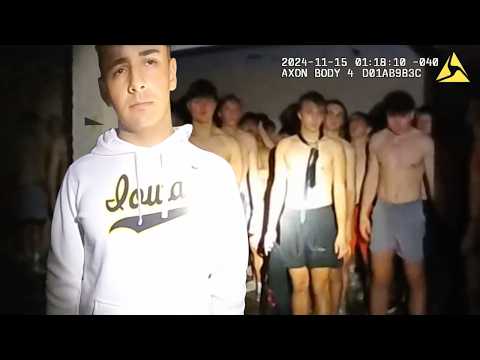 Disturbing Fraternity Hazing Exposed by Cops.