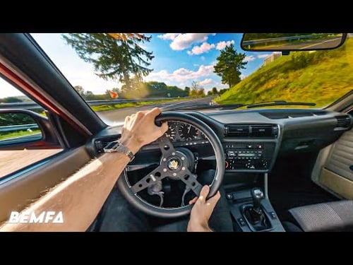 BMW E30 318is POV Spirited Drive on Backroads | Epic Sound | 4K