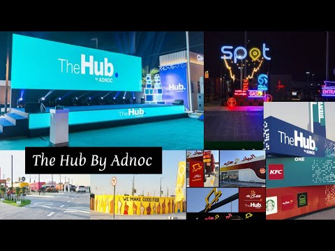 *The Adnoc Hub*Abudhabi ||A new Spot To Explore||Outdoor environment with Lot's of Food Options 😋