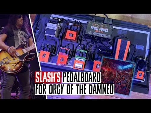 Slash's 2024 Pedalboard