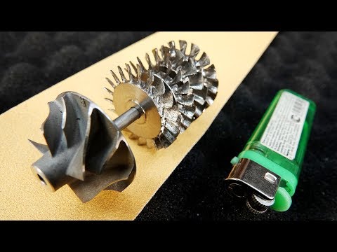 Самодельные турбинки Серия 3 - ДЕЛАЮ микро ТРД