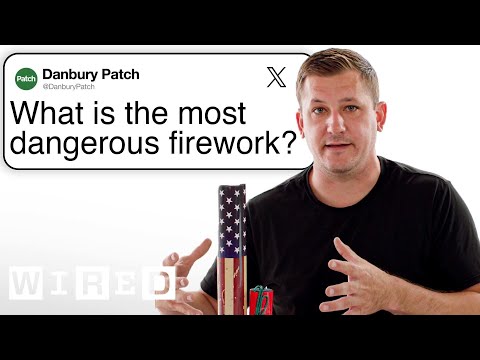 Pyrotechnician Answers Fireworks Questions From Twitter | Tech Support | WIRED