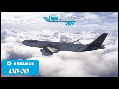 iniBuilds A340-300 First Impressions | Full Flight | EGCC-EDDF | MSFS 2024