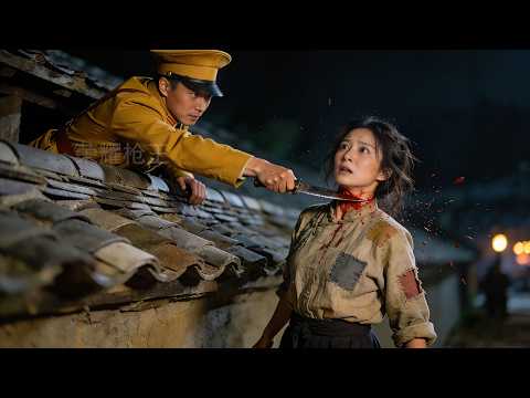 Anti-Japanese Film! The girl found the Japanese infiltrating the base, slit throat the next second!