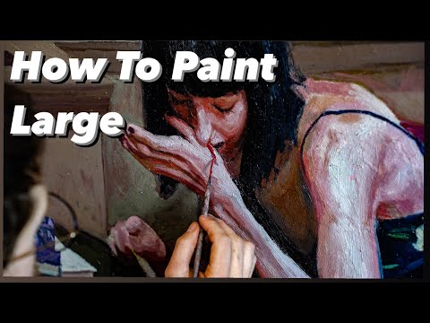 What it takes to make a Massive Oil Painting.