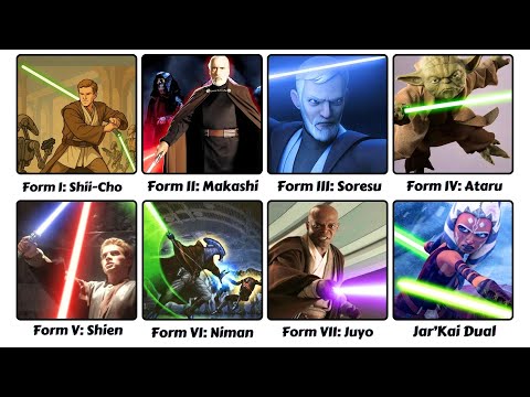 Every STAR WARS Lightsaber Duel Form Explained in 14 Minutes
