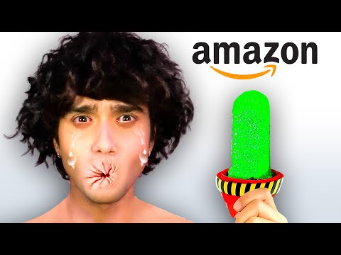 Trying 10 BANNED AMAZON ITEMS!
