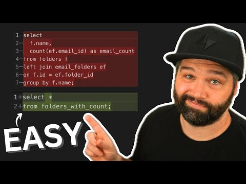 Simplify complex SQL queries with Views in Postgres