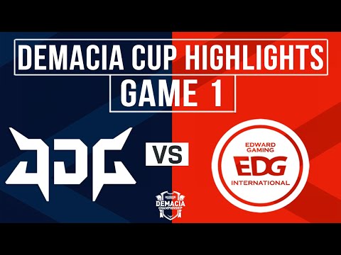 JDG vs EDG Highlights Game 1 | Demacia Cup 2025 | JD Gaming vs EDward Gaming