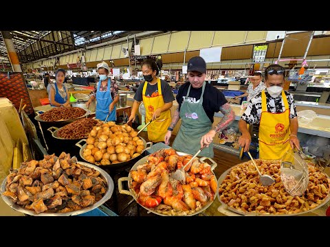 Sold Out 300Kg Crispy Pork Rinds & Variety Of Thai Popular Dishes | Thai Street Food