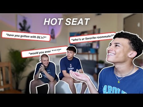 my STRAIGHT ROOMMATES put me in the HOT SEAT