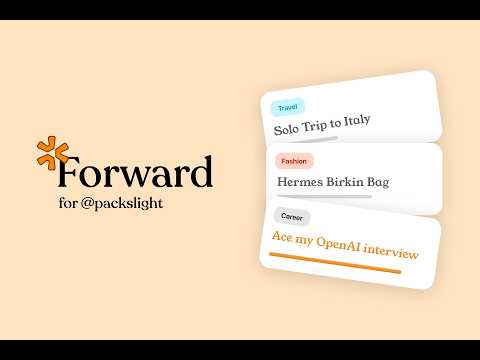 Forward iOS for @packslight | Shipyard 2026