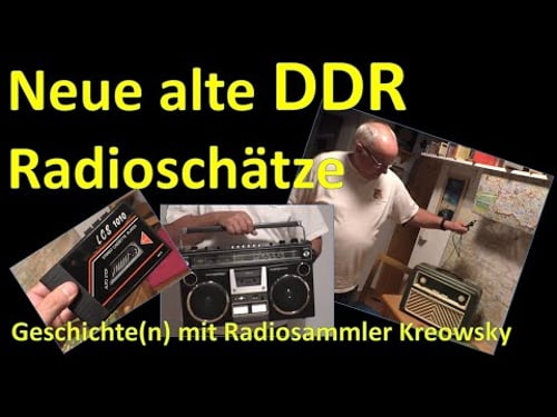 New radio stories from the GDR + more with Jürgen Kreowsky: REMA, Stern Radio, Sanyo, RFT...