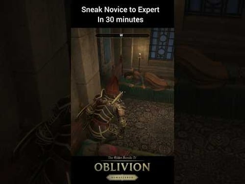 Sneak 1-75 in 30 minutes #shorts #oblivionremastered