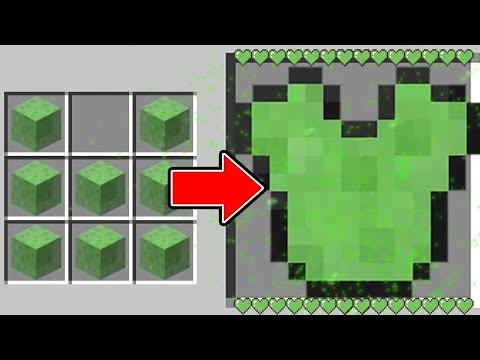 The strongest slime armor in Minecraft