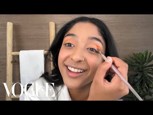 Never Have I Ever's Maitreyi Ramakrishnan’s Guide to Bold Eyeshadow | Beauty Secrets | Vogue