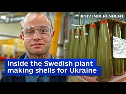 The factory working 24/7 to make shells for Ukraine