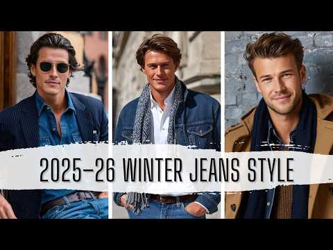 ❄️👖 2025–26 Winter Jeans Style: 10 Color Combos Men Should Use To Look Sharp & European