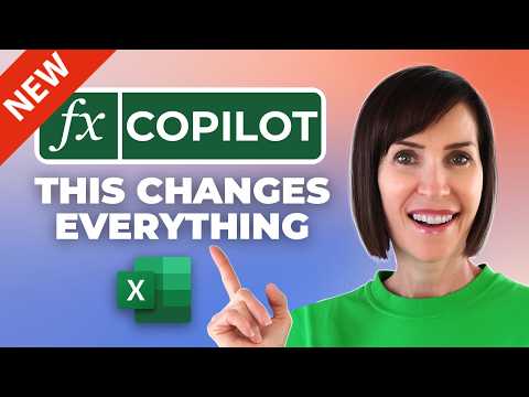 NEW Excel COPILOT Function Will Replace Half of What You Do