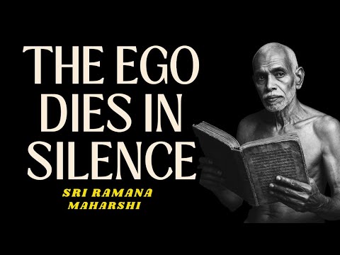 🛑WHEN YOU ARE SILENT, THE EGO DISAPPEARS / RAMANA MAHARSHI