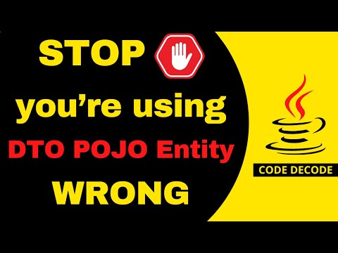 STOP! You’re Using DTOs, Entities & POJOs WRONG | Spring Boot Interview Questions | Code Decode