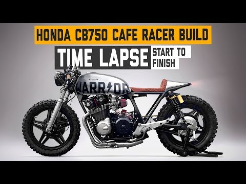 Honda CB750 Cafe Racer 'WARRIOR' Build Time Lapse