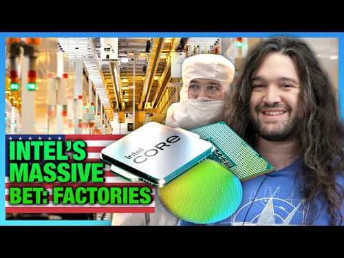 The Future of Intel | How CPUs & GPUs Are Made (Fab 42, Fab 52 Construction in the US)
