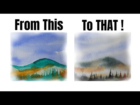 This is THE FIRST Watercolor Mistake ALL Beginners Make When Starting Out (And How to Fix It!)