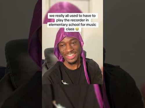 we really all used to have to play the recorder in elementary school…