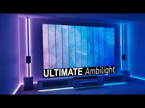I Built the ULTIMATE Home Theater Ambilight Setup!