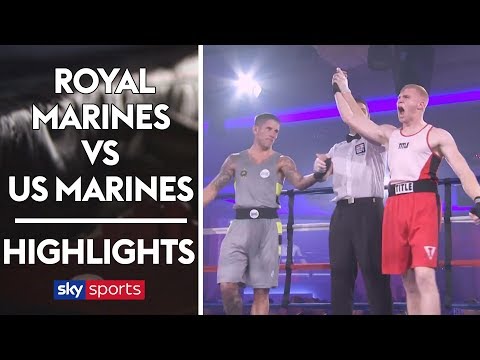 HIGHLIGHTS: Royal Marines vs US Marine Corps 🥊| Boxing Tournament