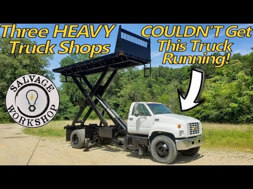 "Restoring" & Flipping TWO Chevy SCISSOR Lift / DUMP Trucks