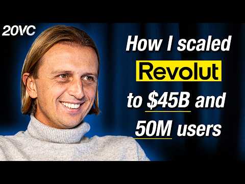 Nik Storonsky, Revolut Founder: What Revolut Needs to Do to Hit $100BN Valuation | E1233