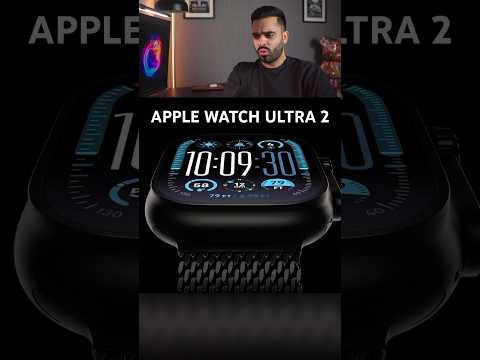 Apple releases the new Apple Watch Ultra 2 in black ⌚️ #applewatch #applewatchultra #apple #tech