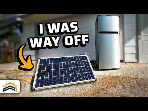How Many Solar Panels To Power A Fridge