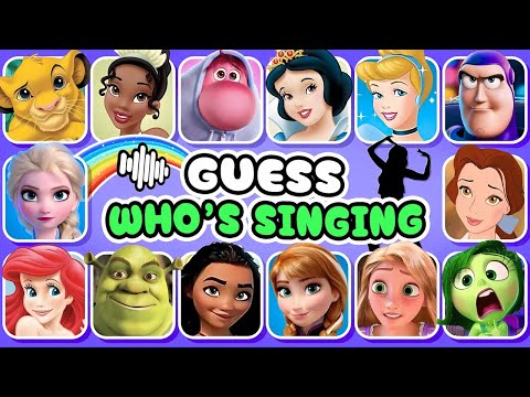 Guess 80 Disney Songs 🎙️🌈🎶 Guess Who's Singing | Inside Out 2, Encanto, Moana, Elsa, Rapunzel, Ariel
