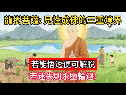 龍樹菩薩開示:見性成佛的三重境界,若能悟透便可解脫,若迷失則永墮輪迴!#佛學 #正能量 #菩提解脫道 #佛教文化 #佛教故事 #人生感悟