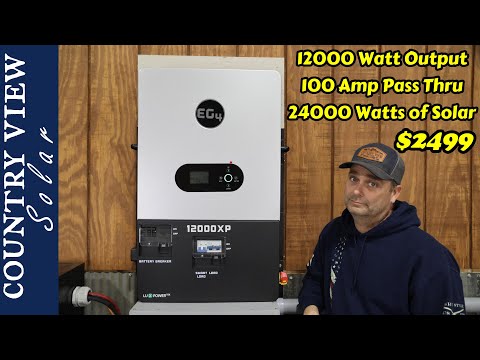Full Installation of EG4 12000XP Inverter, Including a few mistakes.