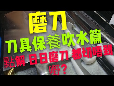 〈 職人吹水〉 點解把刀晤利 ?🔪 磨刀基本技巧 刀具保養 吹水篇 How to sharpen and maintain your cooking kniver 中英文字幕