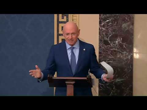 Mark Kelly speaks out on Senate floor: 'I will not stand for it' | Senator sues Defense Dept.