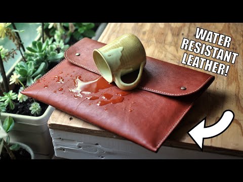 Make a Leather Laptop Case // DIY TUTORIAL